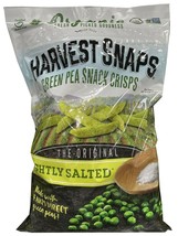 Harvest Snaps Organic Original Green Pea Snack Crisps Lightly Salted 20 oz - £13.44 GBP