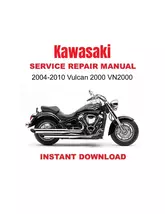 2004-2010 Kawasaki Vulcan 2000 VN2000 Service Repair Workshop Manual - $23.94 CAD