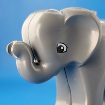 Duplo Lego Dark Gray Baby Elephant Eyes Squared Animal Figure Minifigure... - £3.88 GBP