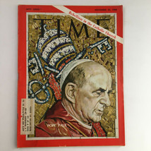 Time Magazine November 22 1968 Sovereign of Vatican City Pope Paul VI - £9.80 GBP