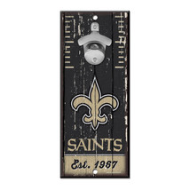 New Orleans Saints Sign Wood 5x11 Bottle Opener - $53.99