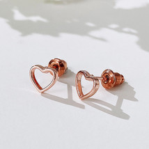 Simple Style Earrings Women&#39;s Hollow Heart-Shaped Earrings Romantic Valentine&#39;s  - £7.94 GBP