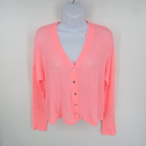 Pink Rose Women&#39;s Marled Long Sleeve Button Front Shirt Small $36 - $14.85