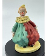 Vintage Hand Painted Ceramic Clown Figurine Collectible Circus 6in - $12.19