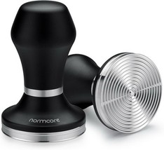 Normcore Espresso Tamper 58.5mm, Ripple Base, Heavy Duty Handle, Black - $37.61