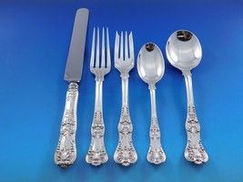 English King by Tiffany &amp; Co Sterling Silver Flatware Set 12 Service 60 pieces - £6,660.06 GBP