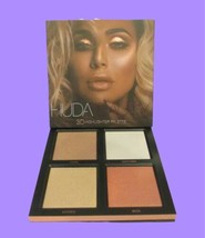 Huda Beauty 3D Highlighter Palette - PINK SANDS EDITION 4 Shade Quad NIB - $38.60