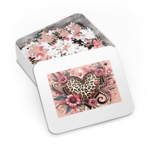 Jigsaw Puzzle in Tin, Floral, Heart, Personalised/Non-Personalised (30, 110, 252 - £28.22 GBP+
