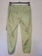 Women&#39;s Talbots Signature Olive Khaki Cargo Pockets Zipper Jogger Pants Size 2 - £15.65 GBP