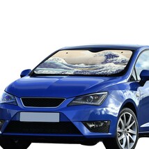 The Great Wave of Kanagawa Hokusai Car Auto Sun Shade 55&quot; x 29.53&quot; - $27.00