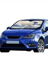 The Great Wave of Kanagawa Hokusai Car Auto Sun Shade 55&quot; x 29.53&quot; - $36.67 CAD