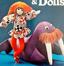 How To Make Soft Toys And Dolls 1977 Vintage Arts And Crafts PB Book Sunset DWW7 - $24.99