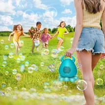 Hamdol Bubble Machine Automatic Bubble Blower, Portable Music Bubble Maker for - £19.75 GBP