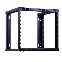 9U Wall Mount Rack Open Frame 19In Server Equipment Rack Heavy Duty - 17... - £129.78 GBP