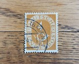 Germany Stamp Deutsche Bundespost Horn 4pf Used Beige - $0.94
