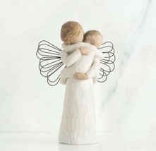 Angel’s Embrace Figure Sculpture Hand Painting Willow Tree By Susan Lordi - £58.73 GBP
