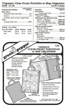 Tripmate Clear Front Portfolio/Atlas Organizer #538 Sewing Pattern Only ... - £7.04 GBP