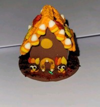 SOLD-FOR GRIECI Dollhouse Thanksgiving Gingerbread House Leaves Turkeys - £7.89 GBP