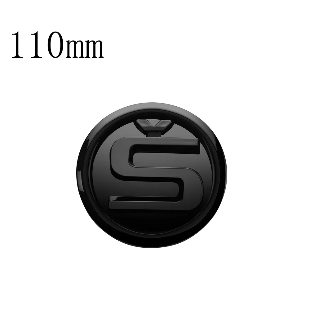 90/100/110mm Car Hood Sticker S Sign Emblem For Skoda Kodiaq Kamiq Enyaq Superb - £74.37 GBP