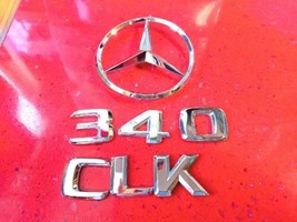  1999-2002 Mercedes CLK430 Emblem Genuine Oem 2001 2000 Coupe Trunk Star - $22.49