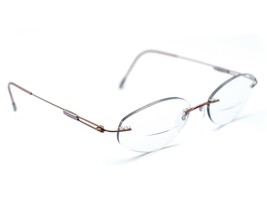 Silhouette Eyeglasses 6602 40 6077 Titan Pink Rimless Frame Austria 52[]17 135 - £72.15 GBP