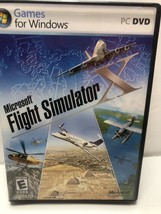 Microsoft Flight Simulator PC Game X Windows Manual Quick Reference DVD - £11.51 GBP