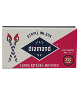 250 Strike on Box LARGE Kitchen WOOD MATCHES Green Cigar Candles Grill D... - $353.71 MXN