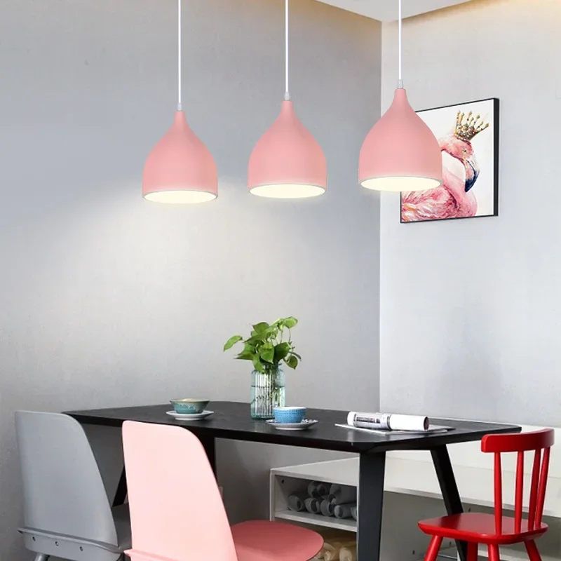 Nordic Restaurant Chandelier LED Bathroom Pendant Light for Dining Table... - $23.01+