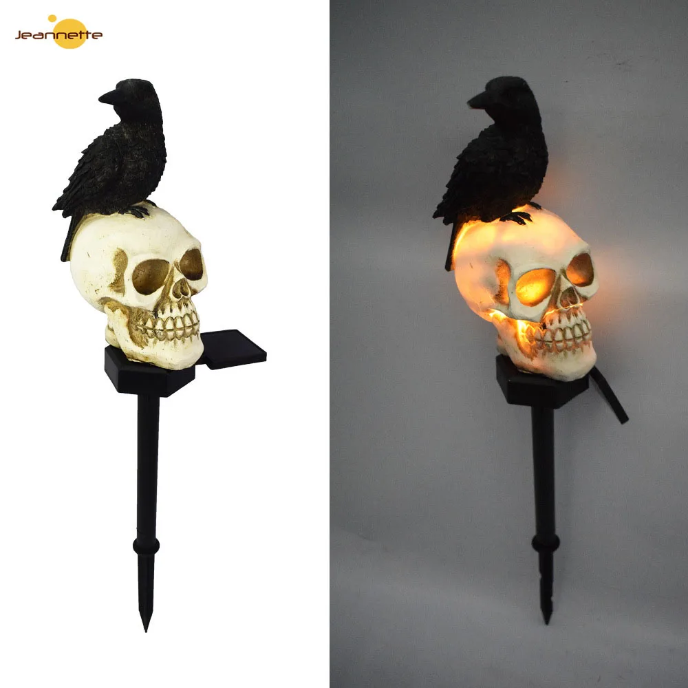  Outdoor Light Skeleton Ghost Horror Grimace Solar LED Light Party Decoration Ou - £58.99 GBP