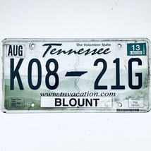 2013 United States Tennessee Blount County Passenger License Plate K08 21G - £13.28 GBP