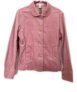 Bamboo Traders Womens Pink Corduroy Button Up Jacket Side Pockets Size M... - €15,60 EUR