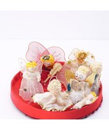 Vintage Holt Howard Christmas Angel Lot Mid Century Tulle Kitsch Miniatu... - $79.19