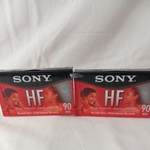 Sony HF High Fidelity Blank Audio Cassette Tapes 90 Min Normal Bias 2 Pa... - £10.15 GBP