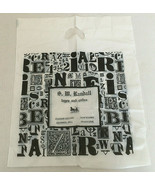 Vintage S.W.Randall toyes and gifts plastic store shopping bag movie pho... - $366.64 MXN
