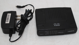 Linksys Cisco  5 Port Workgroup Switch EZXS55W ver 4.2, with adapter - £14.67 GBP