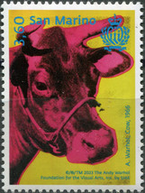 San Marino. 2023. Visual Arts - The Cow. by Andy Warhol (MNH **) Stamp - £4.98 GBP