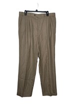 Lauren Ralph Men Dress Pants Total Comfort Pleated Cuffed Straight Wool ... - $26.72