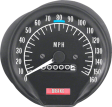 OER 160 Mph Speedometer Without Seat Belt Warning For 1970-74 Pontiac Firebird - £277.34 GBP