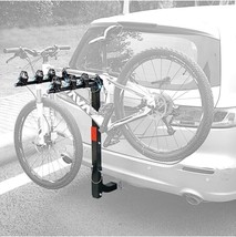 Leader Accessories Hitch Mounted 4 Bike Rack Bicycle Carrier Racks Folda... - £39.44 GBP