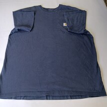 Carhartt K87-NVY Men's Tall Short Sleeve Pocket Workwear Blue Cotton T-Shirt 2XL image 15