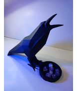 Life Size Crow Dice Tower  Low Poly Raven with Removable Dice Tray - $37.99