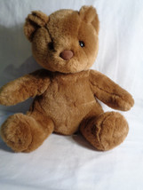 Build A Bear Coffee Brown Classic Teddy Bear Plush Sitting Says I Love You 11&quot; - £9.06 GBP