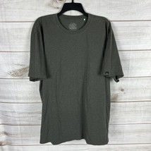 prAna Men&#39;s XXL Gray Short Sleeve Solid T-Shirt - £10.38 GBP