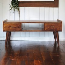 Artisan Furniture Solid Wood Elevated Chestnut Media Unit, Brown - $319.00