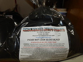 5 lb NEW Wet Look Gloss Black TGIC Exterior Super Durable Powder Coat Paint - £50.56 GBP