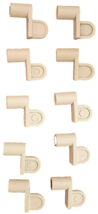 7/16&quot; Sunscreen Clips White PACK OF 10 Window Screen Metal Diecast Die C... - $9.90