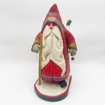 Santa Clause Figurine House of Hatten 1991 Vintage Christmas Figure Gnom... - $29.99