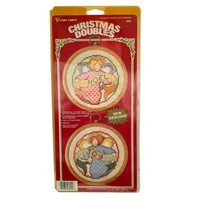 Vogart Crafts Christmas Doubles Counted Cross Stitch Kit Angel Joy Noel 2930L - £14.39 GBP