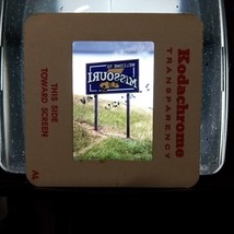 1984 Welcome To Missouri Road Highway Sign VTG 35mm Found Kodachrome Slide Photo - £7.82 GBP