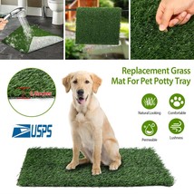 Pet Potty Trainer Grass Mat Dog Puppy Training Pee Patch Pad Indoor Toilet - £40.90 GBP